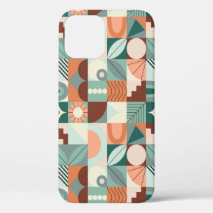 Seamless geometric, abstract mosaic pattern. iPhone 12 case