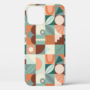 Seamless geometric, abstract mosaic pattern. iPhone 12 case