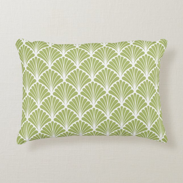 Seamless Geometric Art Deco Pattern. Abstract vint Accent Pillow (Front)