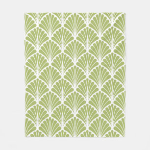 Seamless Geometric Art Deco Pattern. Abstract vint Fleece Blanket