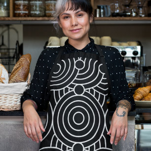 Seamless Geometric Circles Apron