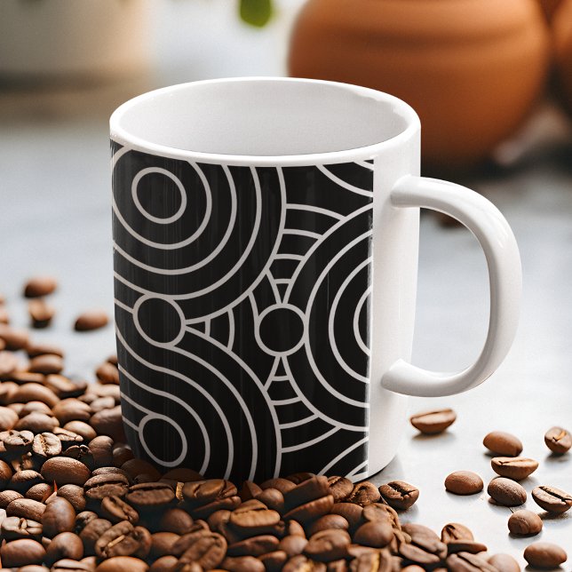 Seamless Geometric Circles  Coffee Mug (Mugs)