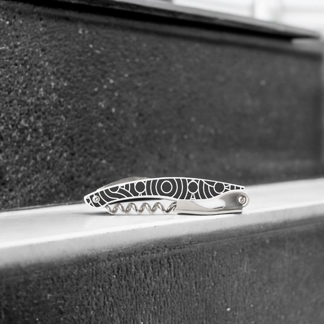 Seamless Geometric Circles  Corkscrew (Corkscrew Bottle Opener)