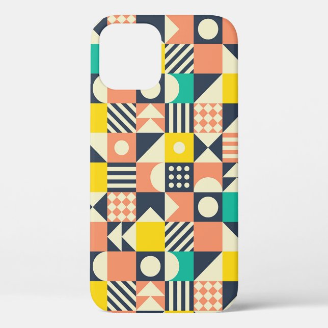 seamless geometric colorful pattern Case-Mate iPhone case (Back)