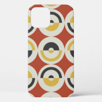 Seamless Geometric Colourful Circles Pattern