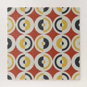 Seamless Geometric Colourful Circles Pattern Jigsaw Puzzle