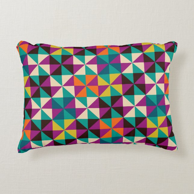 Seamless Geometric, Modern Pattern Design. Accent Pillow (Front)
