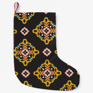 Seamless Geometric Pattern. Abstract texture desig Small Christmas Stocking