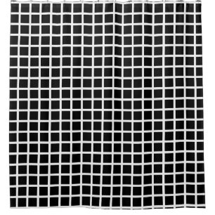 Seamless geometric pattern. Black square on white