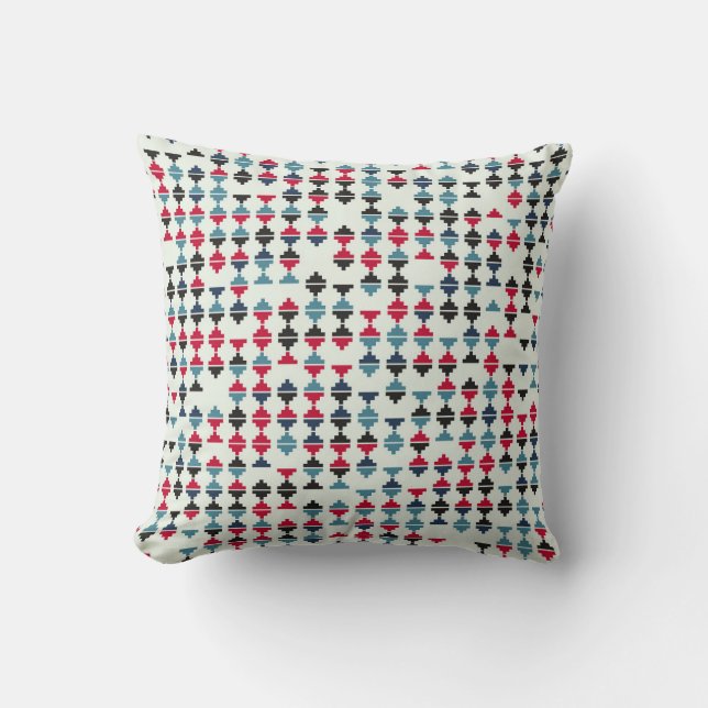Seamless geometric pattern design illustrationabst throw pillow (Front)