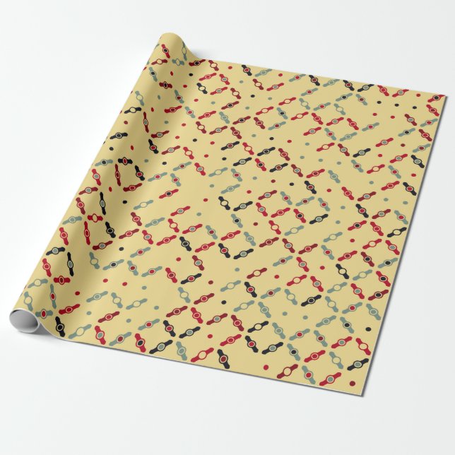 Seamless geometric pattern design illustrationabst wrapping paper (Unrolled)