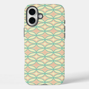 Seamless geometric pattern in diamond shapes iPhone 16 Plus Case
