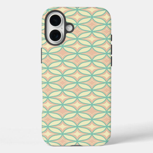  Seamless geometric pattern in diamond shapes  Case-Mate iPhone Case (Back)