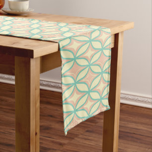 Seamless geometric pattern in diamond shapes Short Table Runner