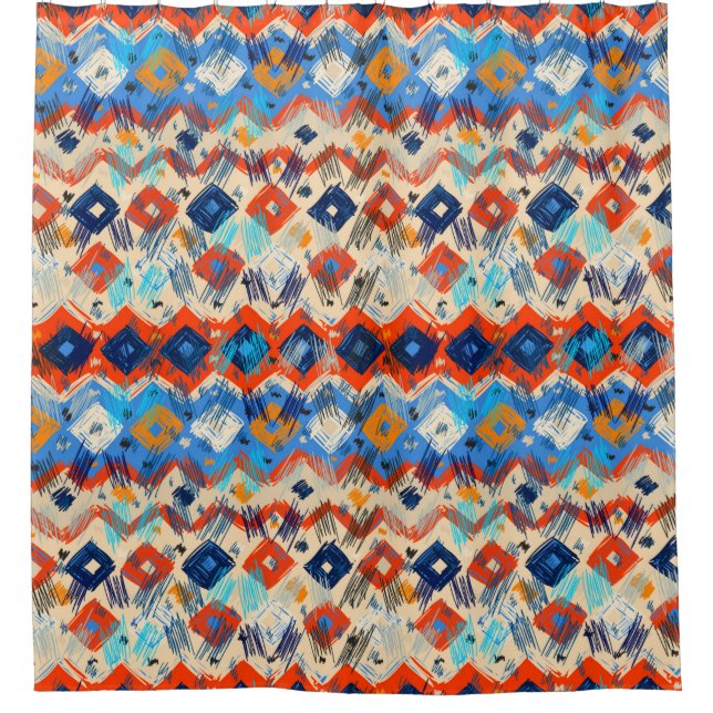 Seamless geometric pattern in ethnic (Front)
