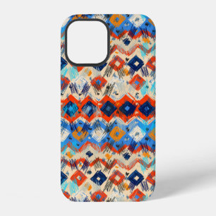 Seamless geometric pattern in ethnic iPhone 12 case