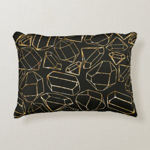 Seamless geometric pattern in retro 80s style. Pop Accent Pillow