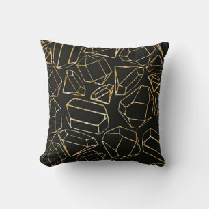 Seamless geometric pattern in retro 80s style. Pop Throw Pillow