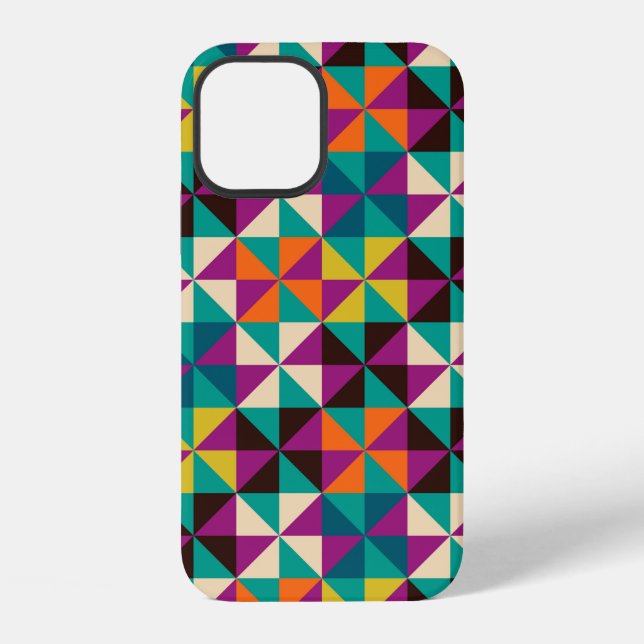 Seamless geometric pattern iPhone case (Back)