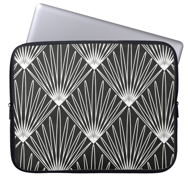 Seamless geometric pattern laptop sleeve (Front)