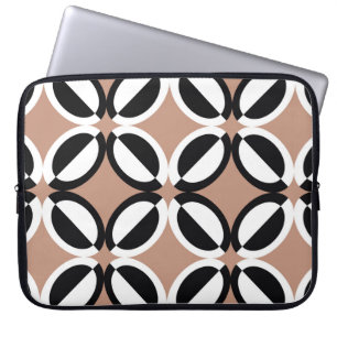 Seamless geometric pattern laptop sleeve