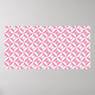 Seamless geometric pattern poster