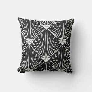 Seamless geometric pattern throw pillow