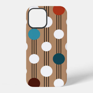 Seamless geometric pattern with circles iPhone 12 case