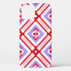 Seamless geometric pattern with squares iPhone 12 case