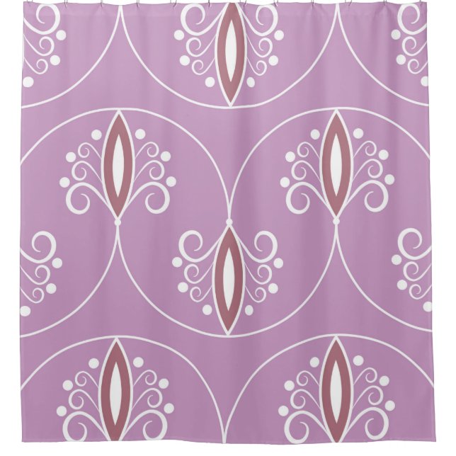 Seamless geometric pattern with swirls. art.  (Front)