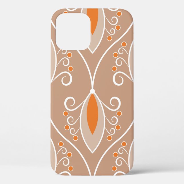 Seamless geometric pattern with swirls Case-Mate iPhone case (Back)