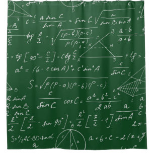 Seamless geometric pattern with trigonometry formu