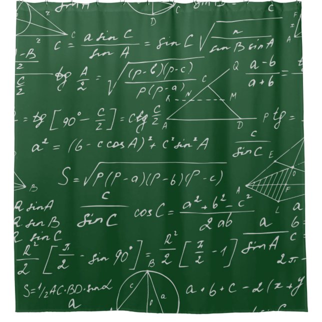 Seamless geometric pattern with trigonometry formu (Front)