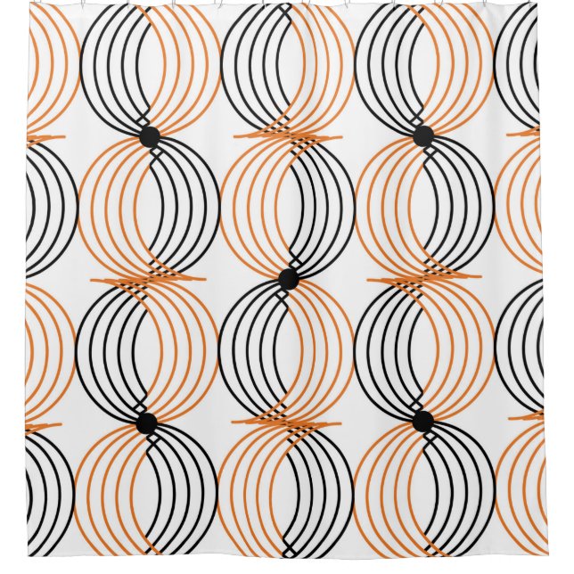 Seamless geometric pattern with wavy lines (Front)