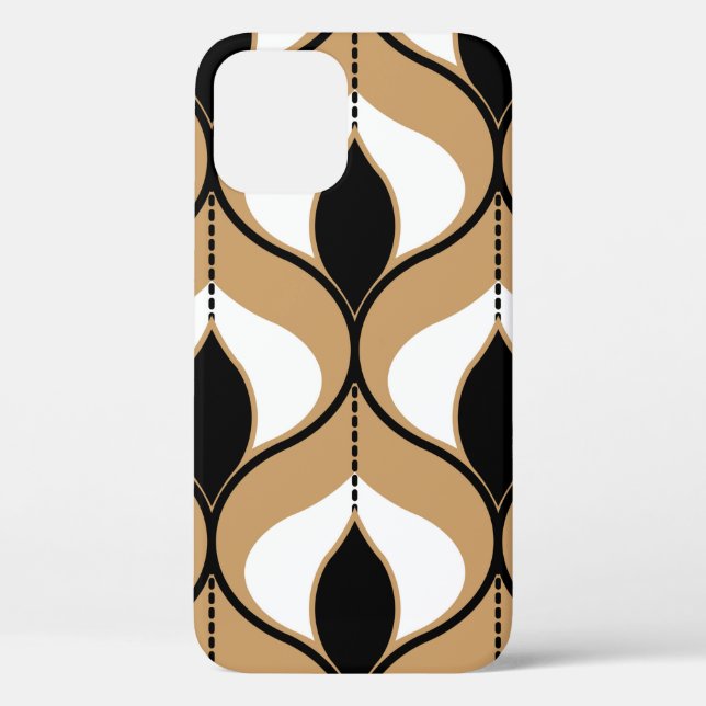 Seamless geometric pattern with wavy lines. art.  Case-Mate iPhone case (Back)