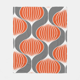 Seamless geometric pattern with wavy lines. art.  fleece blanket
