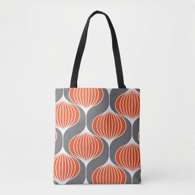 Seamless geometric pattern with wavy lines. art.  tote bag (Front)