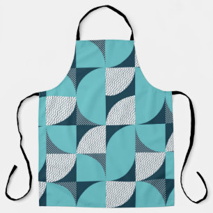 Seamless geometrical shape pattern apron
