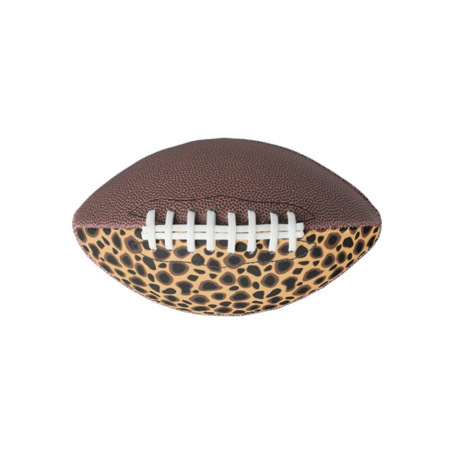Seamless Giraffe Skin Pattern Football (Front)