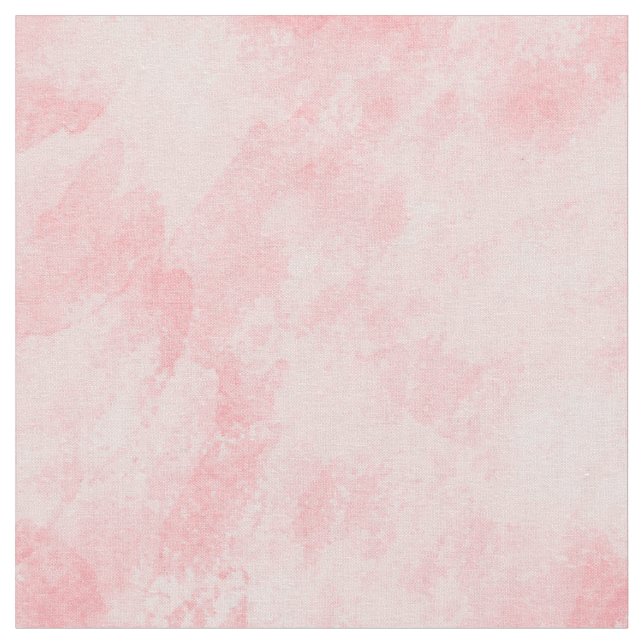 Seamless Girly Pink Watercolor Pattern 1 Fabric (Close Up)