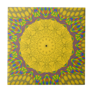 Seamless Golden ornamental. Tile