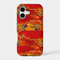 Seamless Graphic Design - red orange I