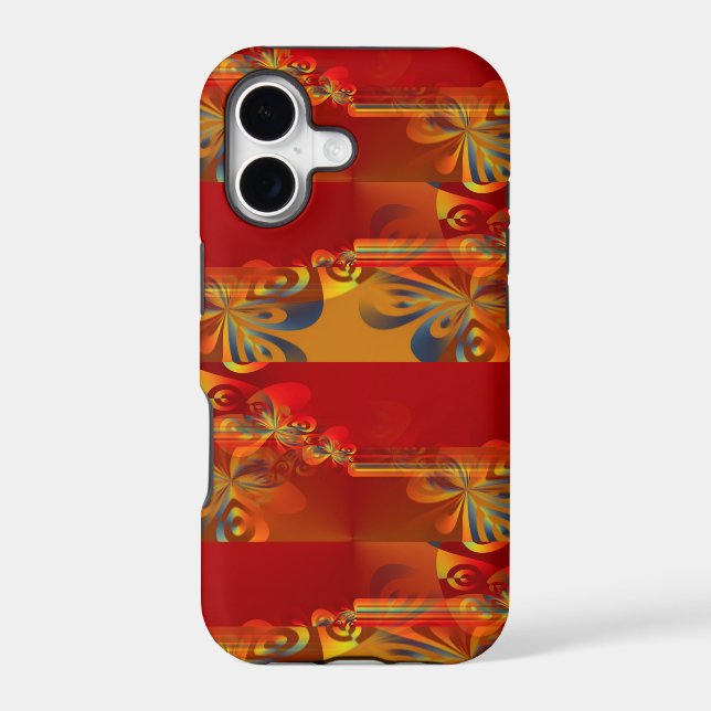 Seamless Graphic Design - red orange I (Back)
