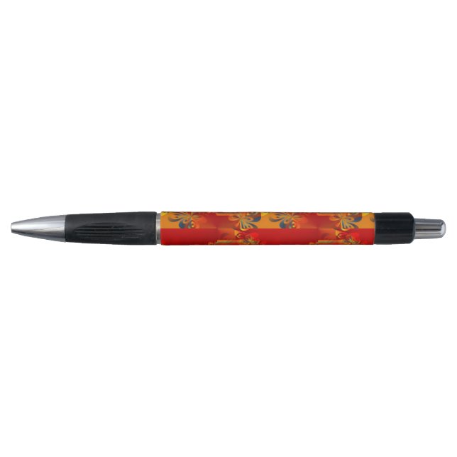 Seamless Graphic Design - red orange I Pen (Front)