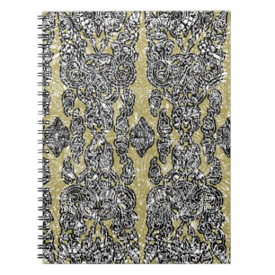  seamless grunge Cambodian floral patternethnic,ab Notebook