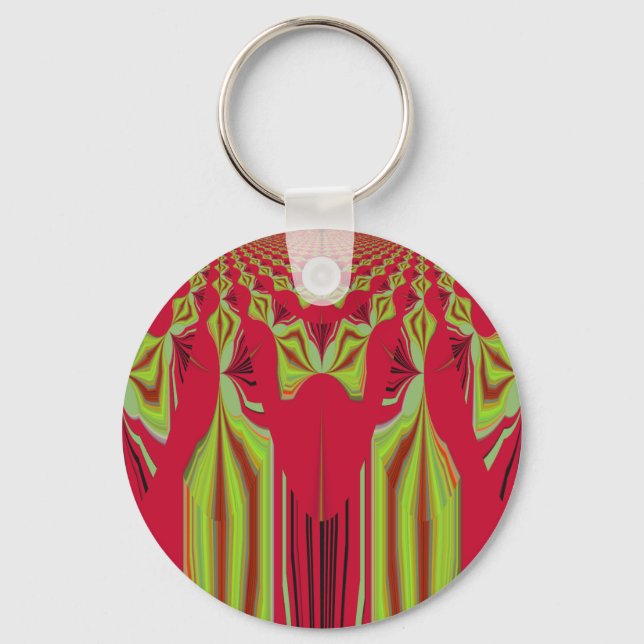 Seamless Hakuna Matata design Keychain (Front)