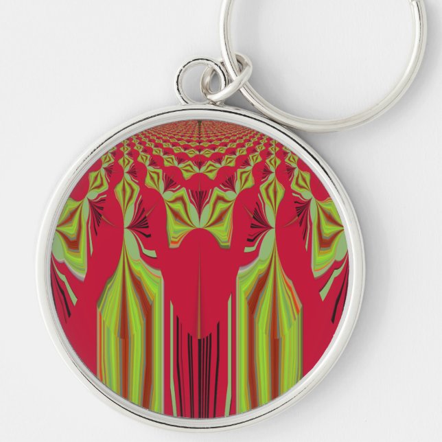 Seamless Hakuna Matata design Keychain (Front)