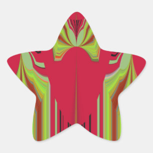 Seamless Hakuna Matata design Star Sticker