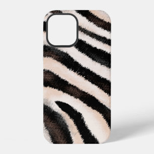 Seamless hand drawing zebra texture, animal print, iPhone 12 case