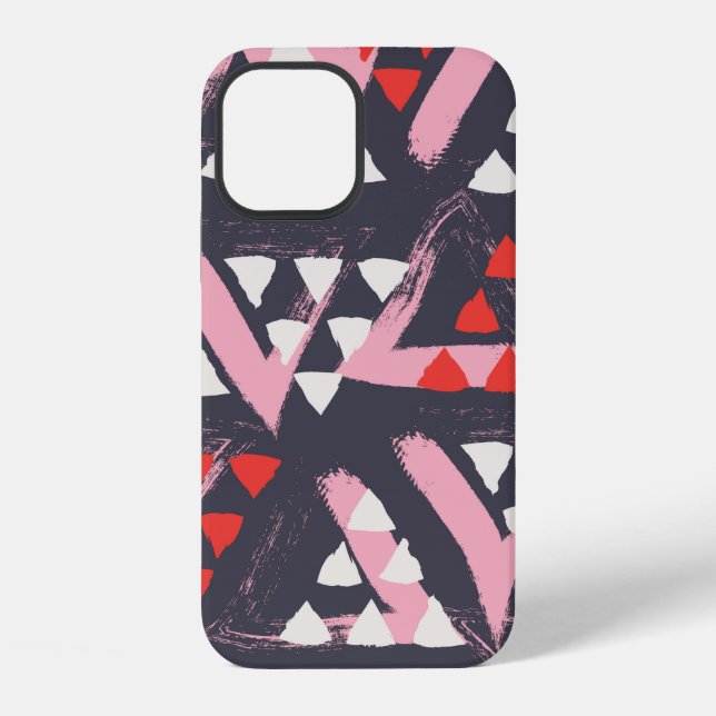 seamless hand drawn pattern iPhone case (Back)